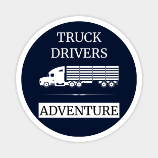 Truck Drivers Adventure Magnet